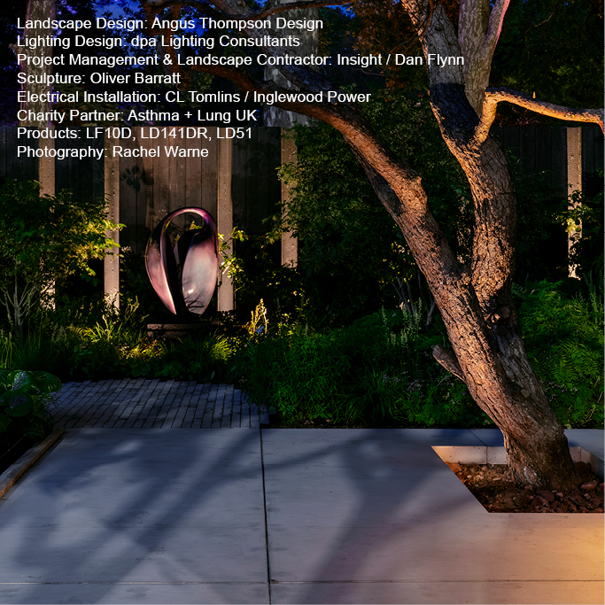 Asthma + Lung UK Breathing Space Garden   RHS Chelsea Flower Show 2026  Lightgraphix Creative Lighting Solutions